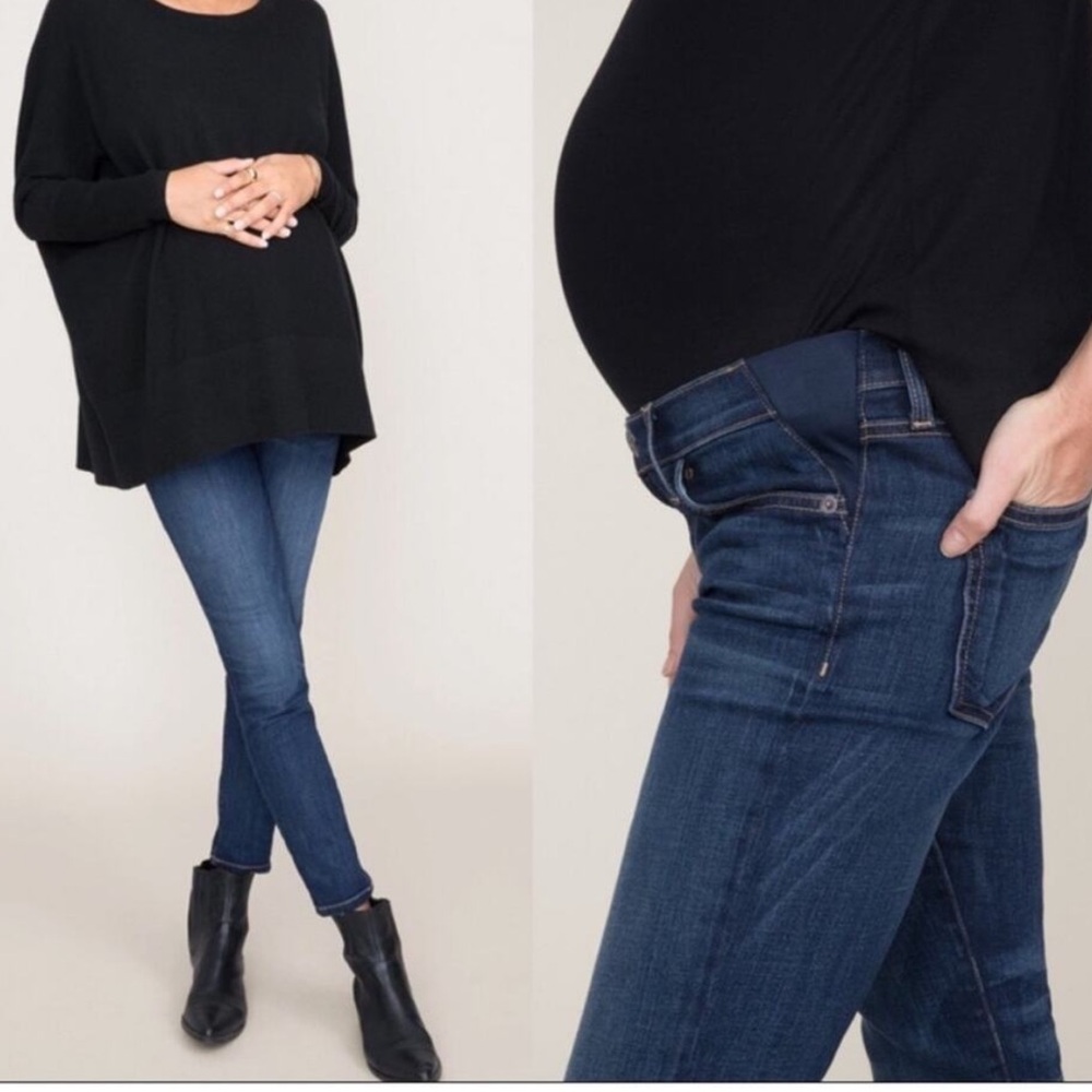 Hatch x Current Elliot side panel maternity jeans